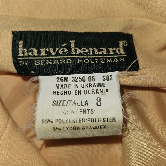 Harve Bernard Yellow Blazer Size 8 - Picture 11 of 11